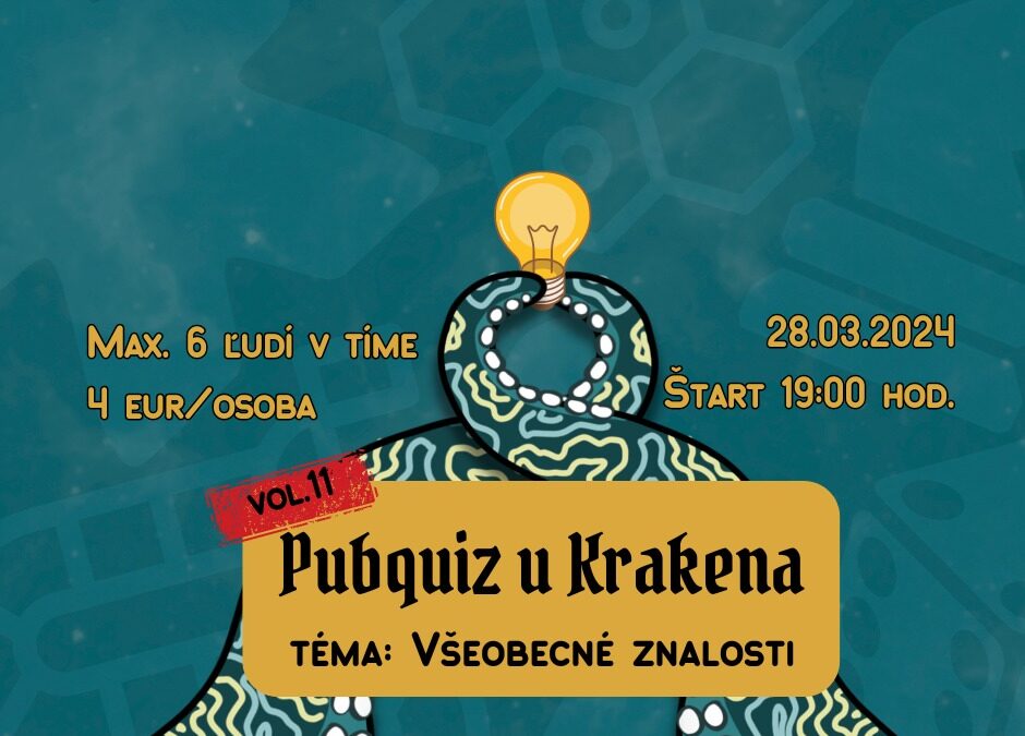 Pubkvíz u Krakena vol.11: Všeobecné znalosti