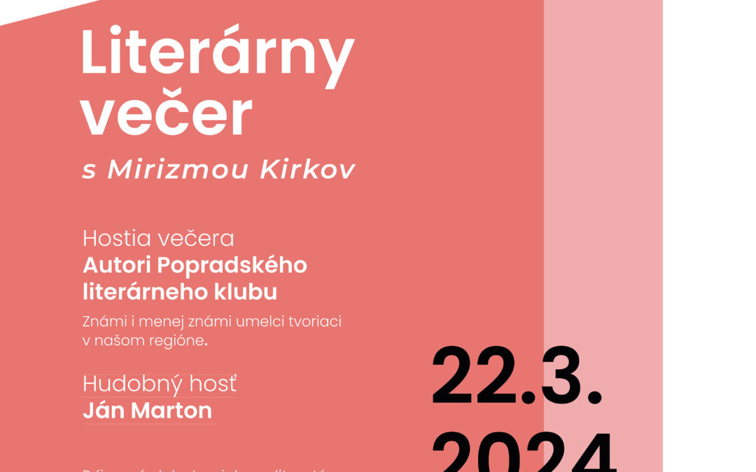Literárny večer v Beňovský bistro & Market s Mirizmou Kirkov