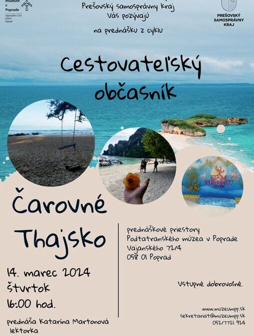 Cestovateľský občasník Čarovné Thajsko