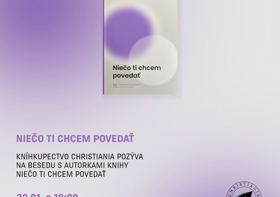 Niečo ti chcem povedať