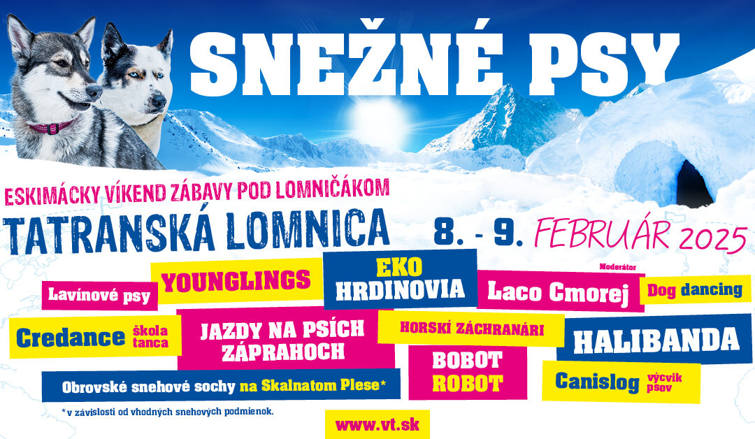 Snežné psy – Eskimácky víkend zábavy
