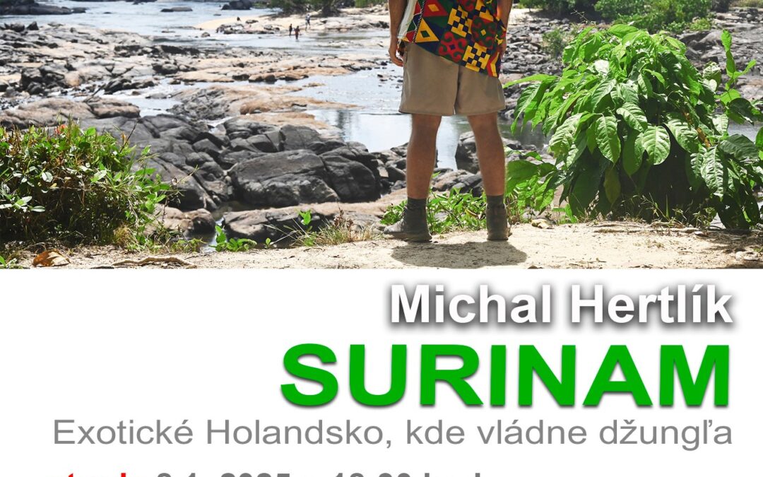 Cestovateľská beseda s Robom Kočanom: SURINAM