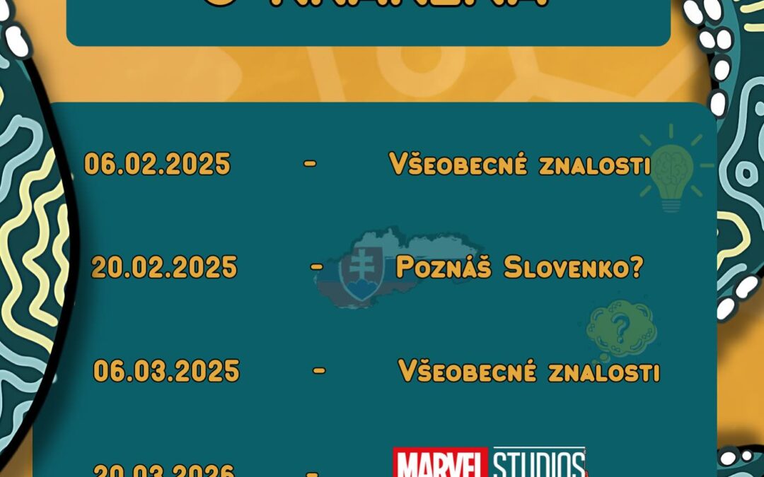 PubQuiz u Krakena – poznáš Slovensko?