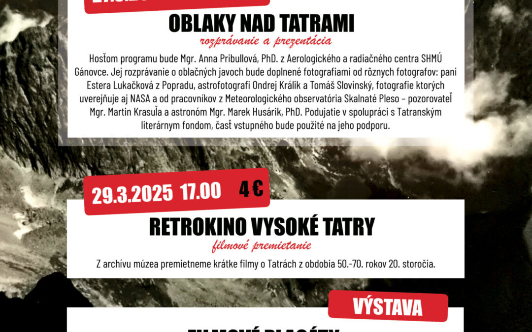 Rozprávanie a prezentácia OBLAKY NAD TATRAMI